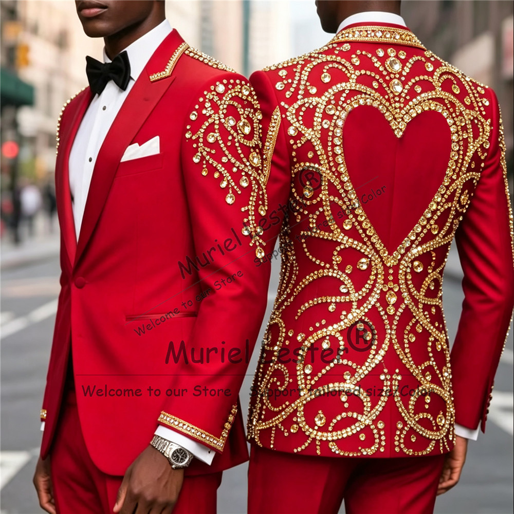 3-częściowy zestaw: męski garn – Men Formal Wear Pants recenzja i cena
