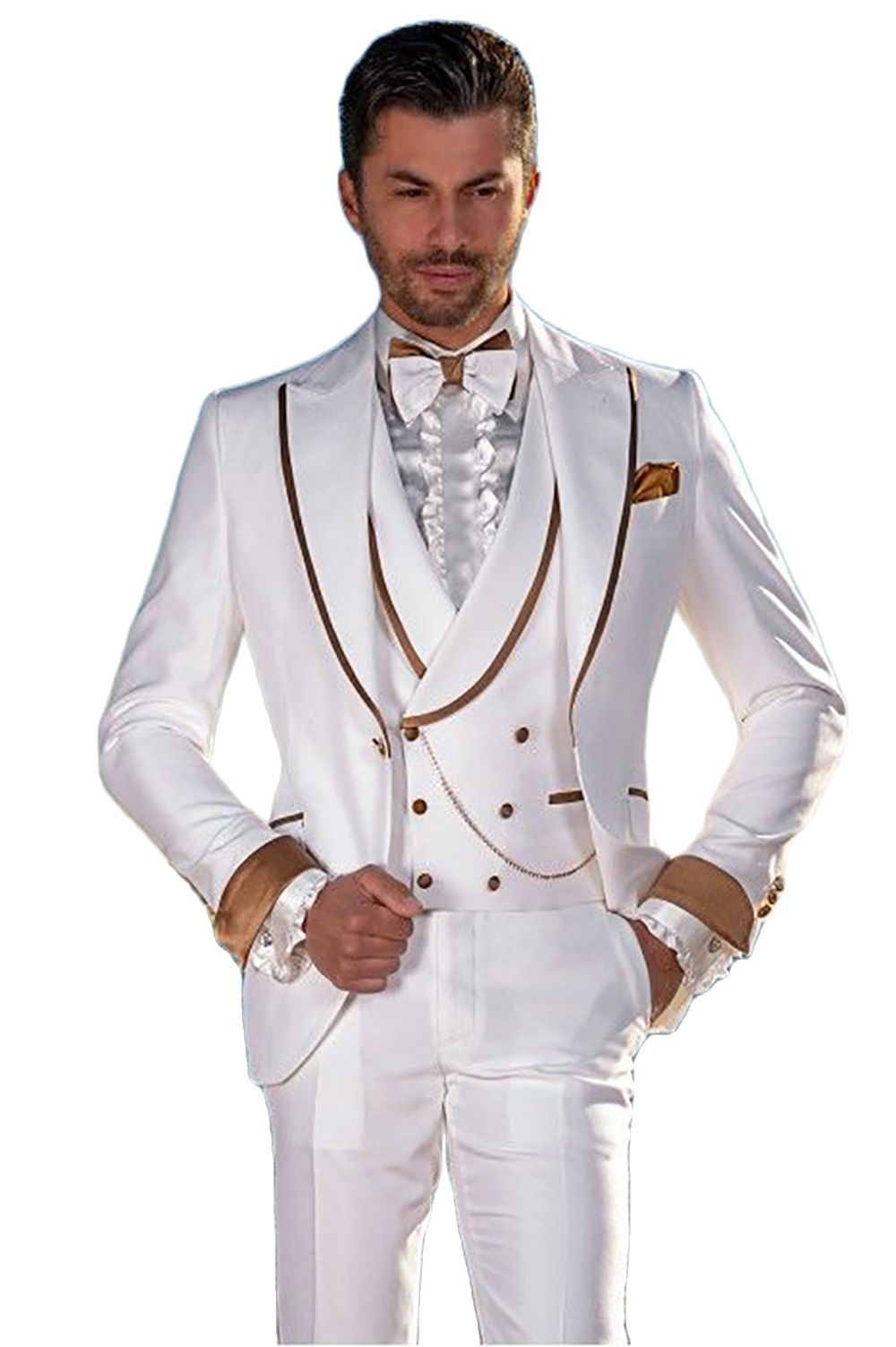 Wykonane na zamówienie białe g – Men Formal Party Wear Dress recenzja i cena