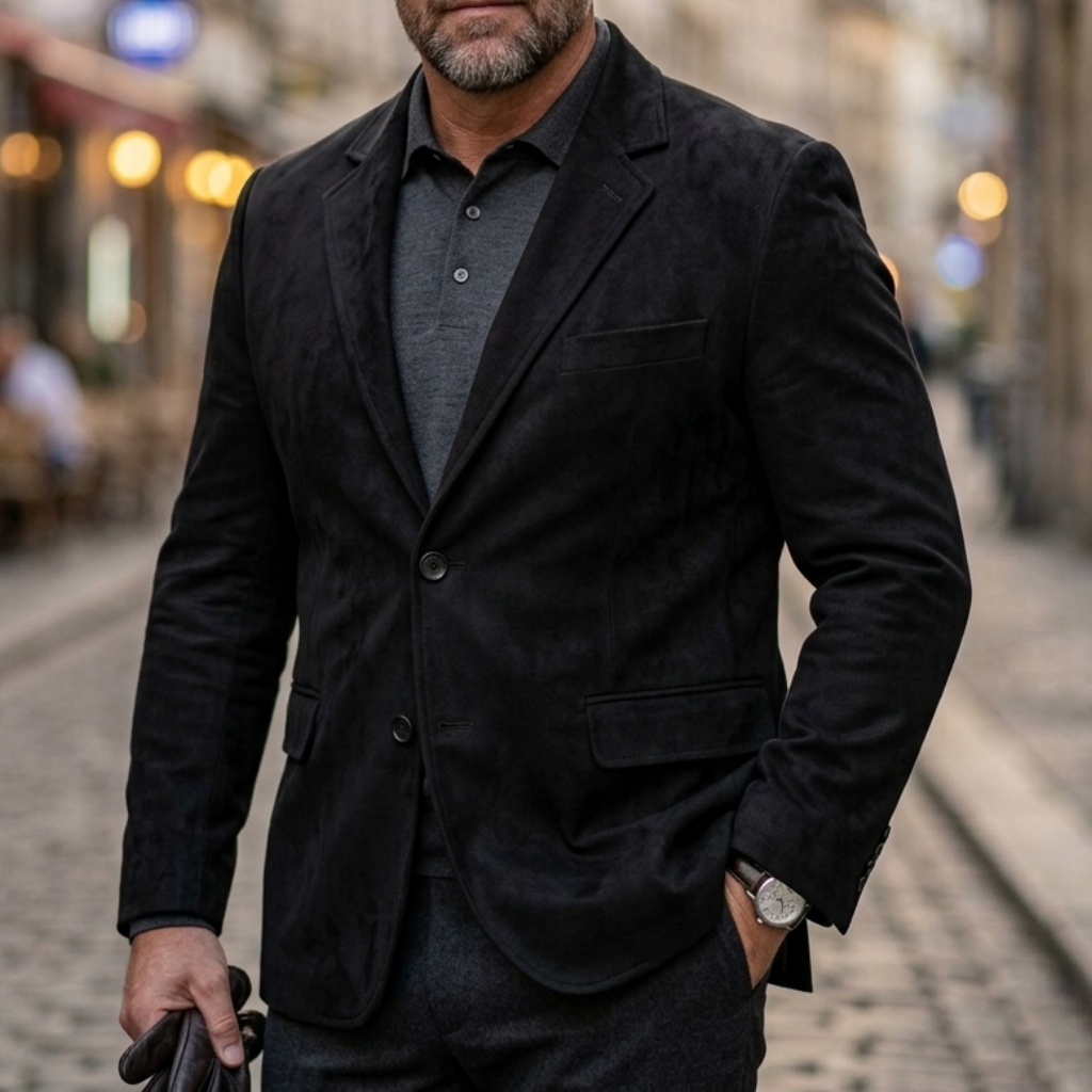 Męska kurtka blazer zamszowa w – Men'S Vintage Formal Wear recenzja i cena