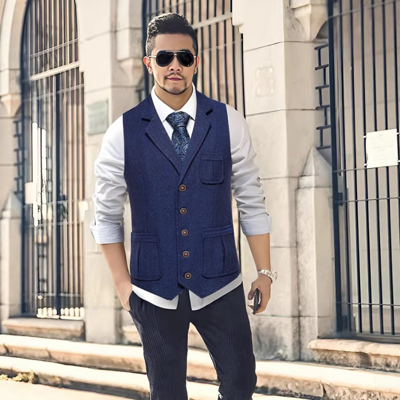 Męska kamizelka garniturowa z  – Men'S Vintage Formal Wear recenzja i cena
