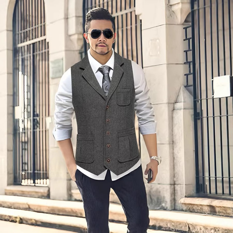 Męska kamizelka garniturowa z  – Men'S Vintage Formal Wear recenzja i cena