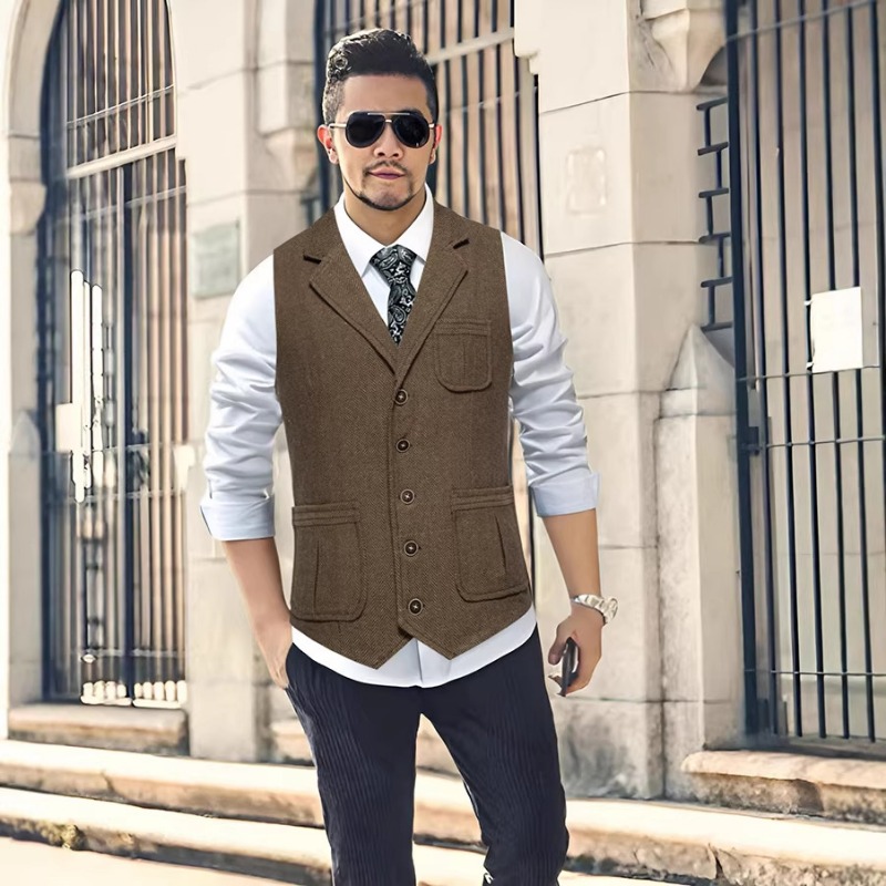 Męska kamizelka garniturowa z  – Men'S Vintage Formal Wear recenzja i cena