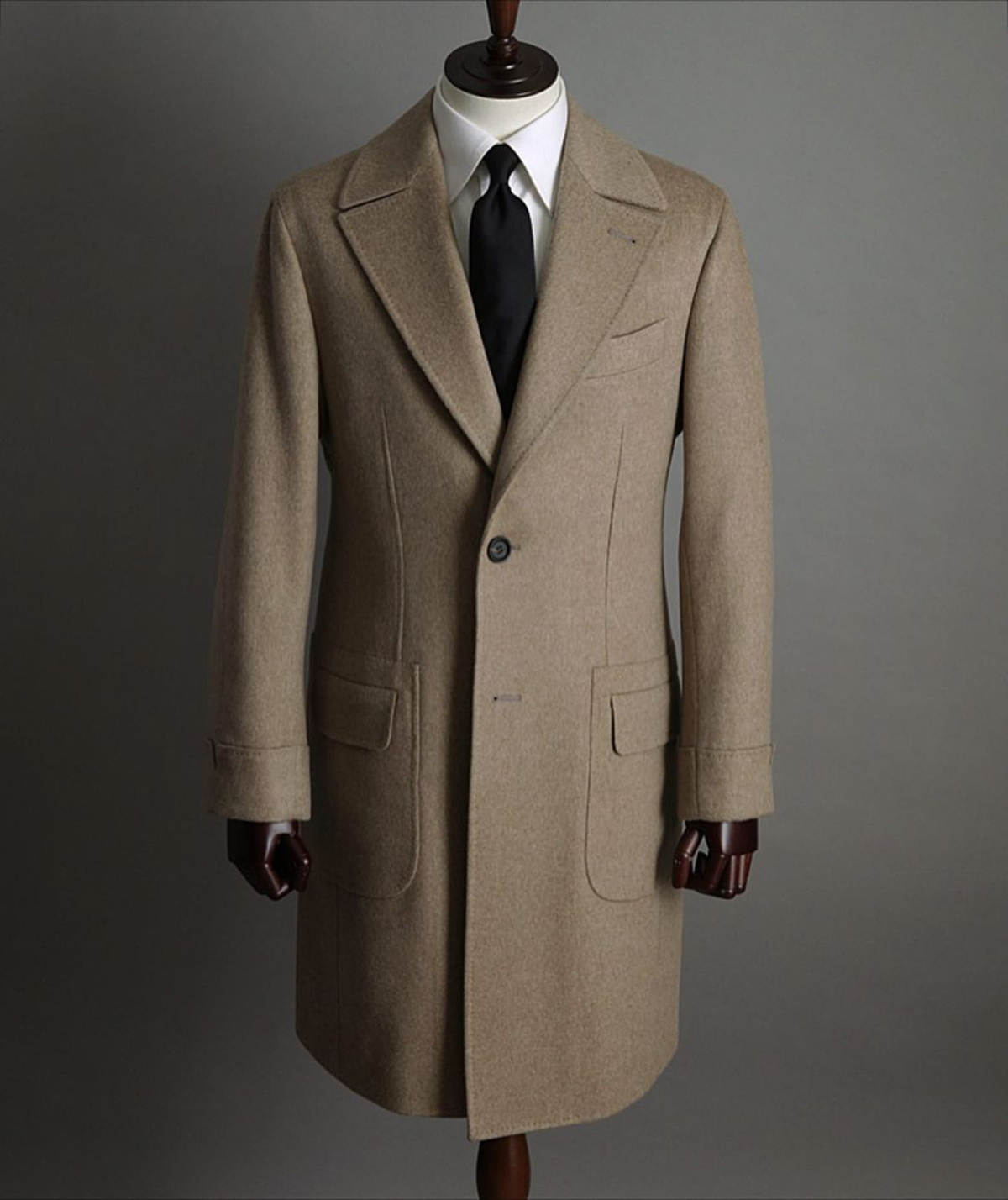 Męski płaszcz w kolorze khaki  – Men'S Vintage Formal Wear recenzja i cena