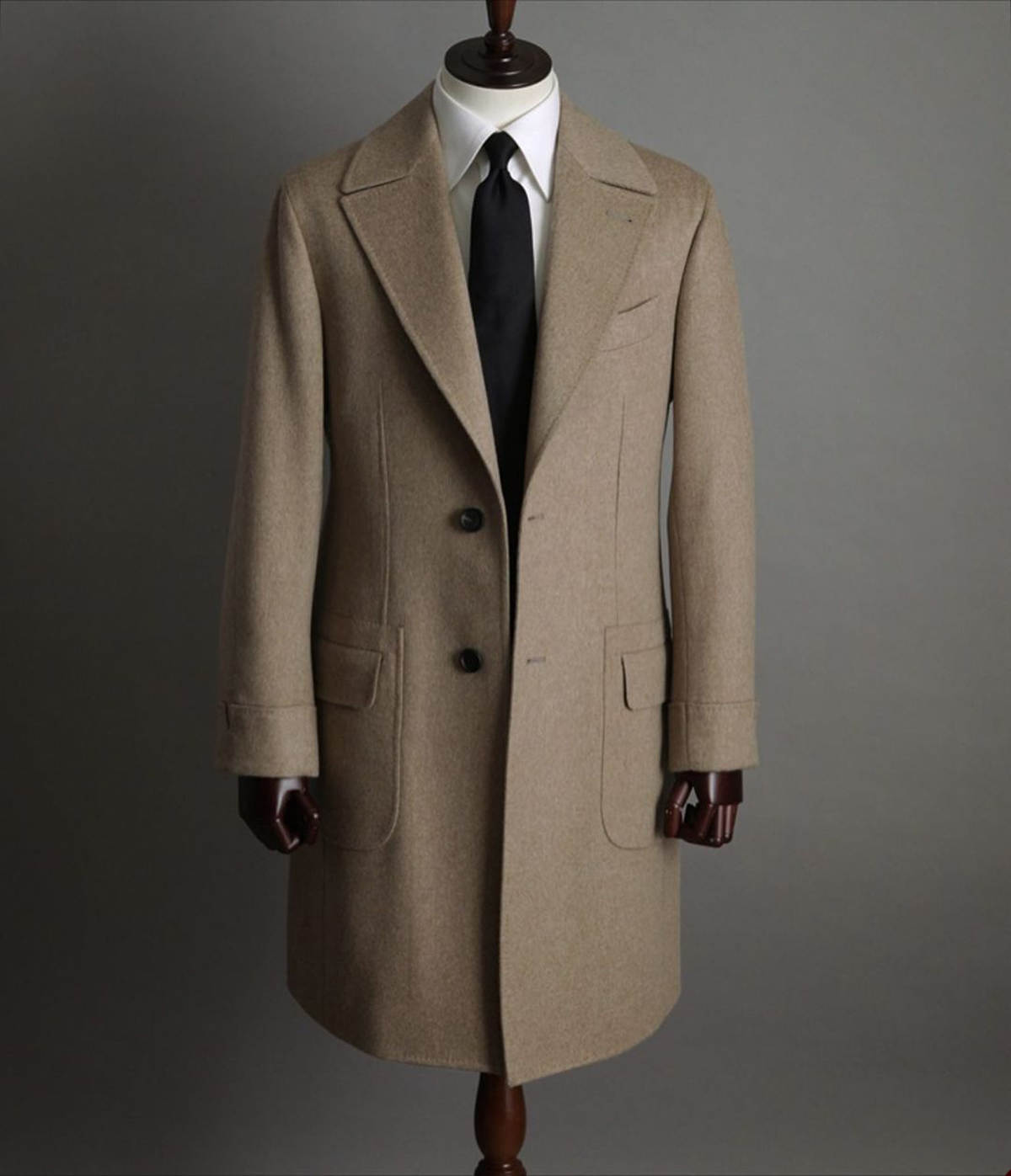Męski płaszcz w kolorze khaki  – Men'S Vintage Formal Wear recenzja i cena