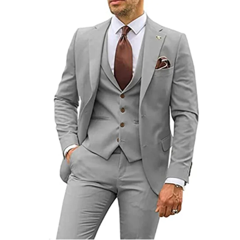 Męski garnitur na wesele, 3-cz – Men Formal Party Wear Dress recenzja i cena