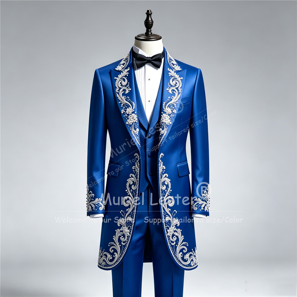 Luksusowe męskie garnitury ślu – Men Formal Wear Pants recenzja i cena